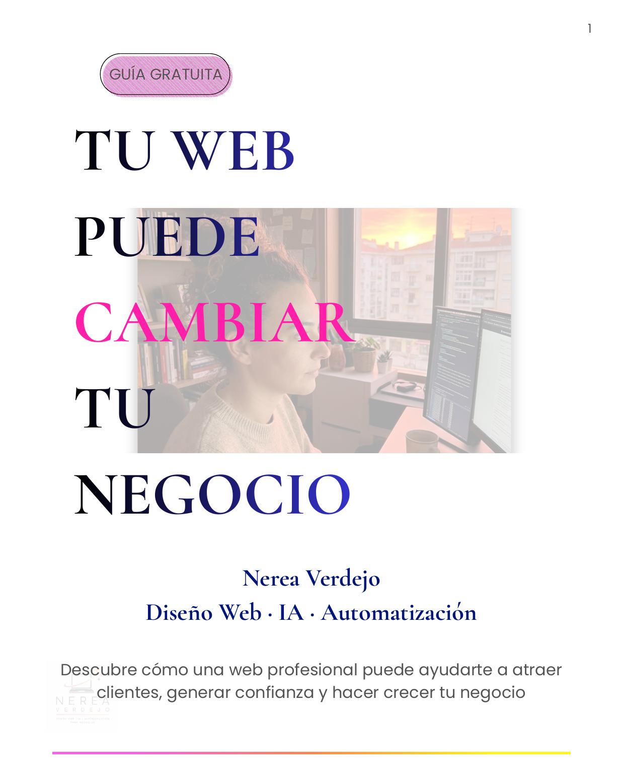 Portada de la guía gratuita: Tu web puede cambiar tu negocio